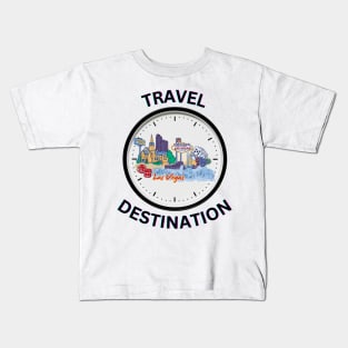 travel tp Las Vegas Kids T-Shirt